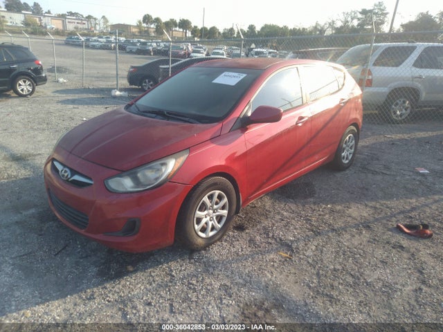 2012 HYUNDAI ACCENT GS VIN: KMHCT5AE4CU039422