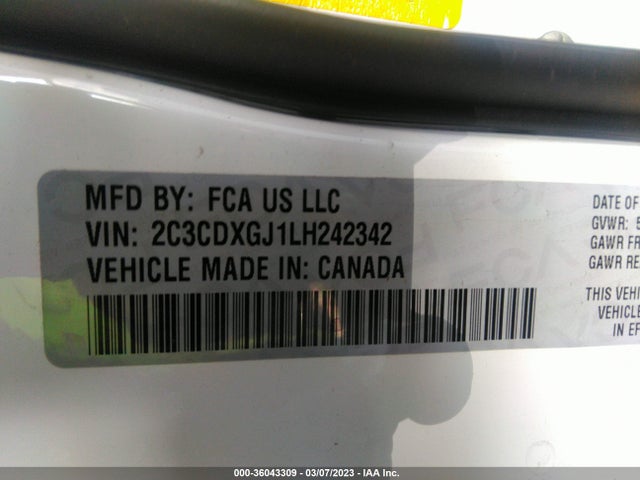 Dodge Charger Scat Pack 2020 2C3CDXGJ1LH242342 Image 10