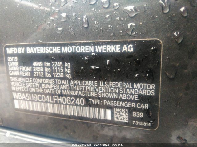 WBA5U9C04LFH06240 BMW 3 Series M340i Xdrive
