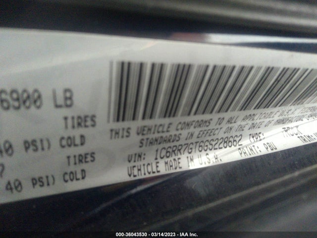 RAM 1500 Slt 2016 1C6RR7GT6GS228662 Image 10