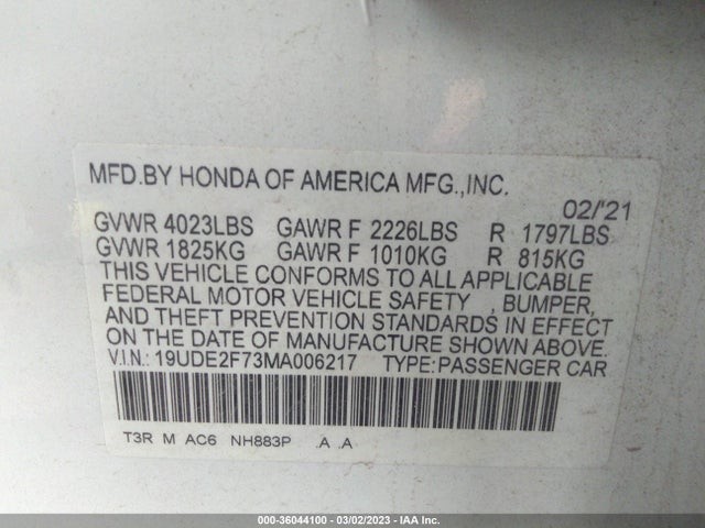 Acura Ilx Package 2021 19UDE2F73MA006217 Image 9