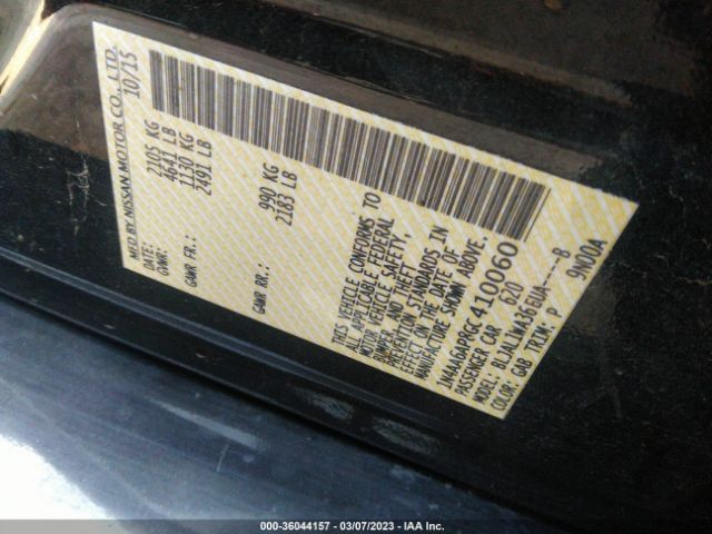 1N4AA6AP8GC410060 Nissan Maxima 3.5 Sr
