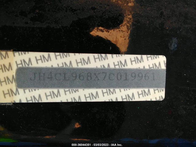 Acura TSX 2007 JH4CL968X7C019961 Image 10