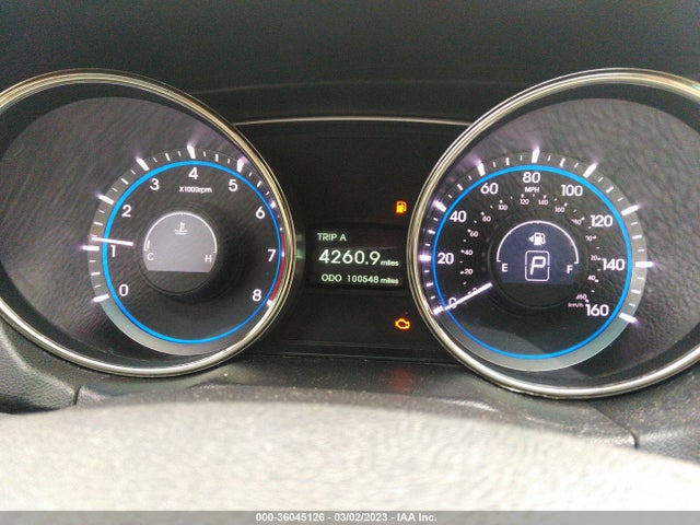 2012 HYUNDAI SONATA 2.0T SE VIN: 5NPEC4AB4CH434353
