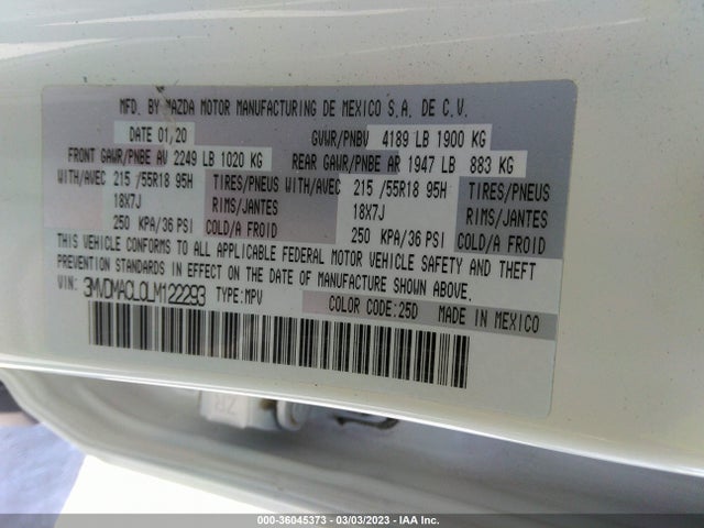 2020 Mazda CX-30, VIN: 3MVDMACL0LM122293