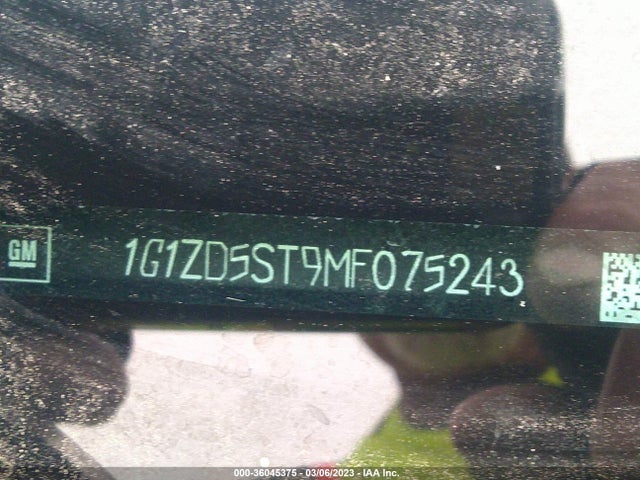 Chevrolet MALIBU LT 2021 1G1ZD5ST9MF075243 Image 9