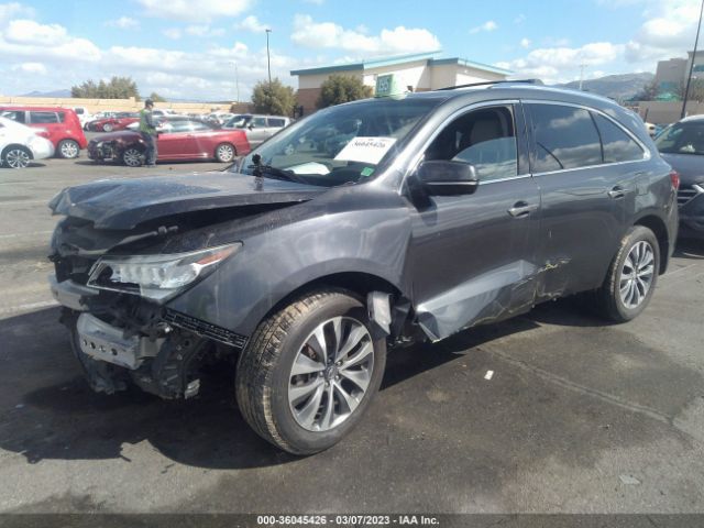 5FRYD3H45FB001282 Acura Mdx Tech Pkg