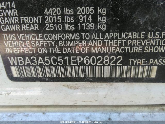 WBA3A5C51EP602822 BMW 3 Series 328i
