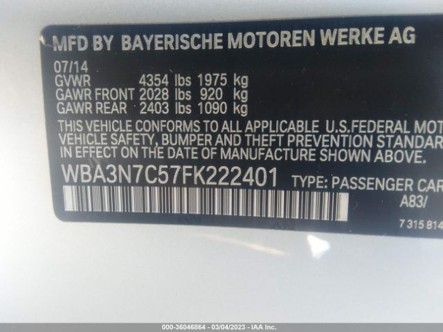 WBA3N7C57FK222401 BMW 4 Series 428i