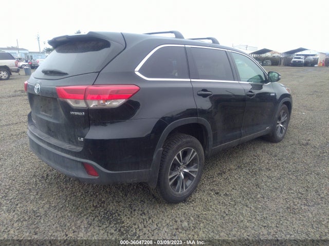 Toyota Highlander Hybrid Le 2019 5TDBGRFHXKS062219 Image 4
