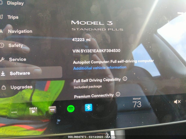 Tesla Model 3 Range 2019 5YJ3E1EA9KF394530 Image 8