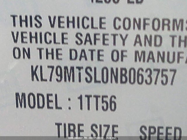 Chevrolet Trailblazer Rs 2022 KL79MTSL0NB063757 Image 9