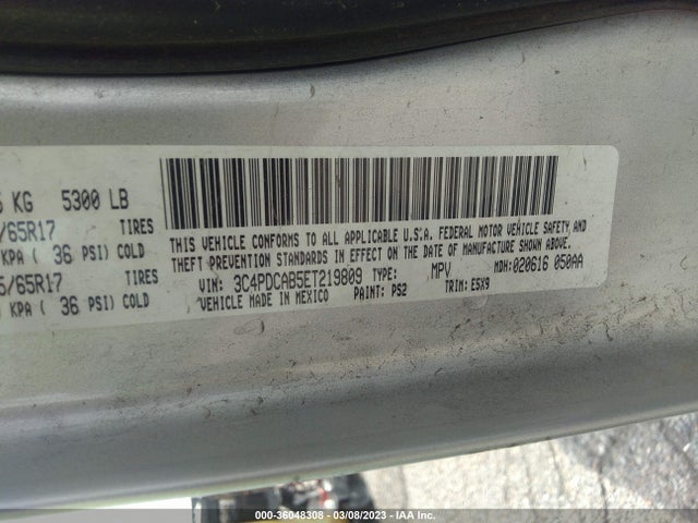 Dodge Journey American Value Pkg 2014 3C4PDCAB5ET219809 Image 11