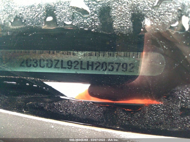 36048368 :رقم المزاد ، 2C3CDZL92LH205792 vin ، 2020 Dodge Challenger Srt Hellcat Redeye Widebody مزاد بيع