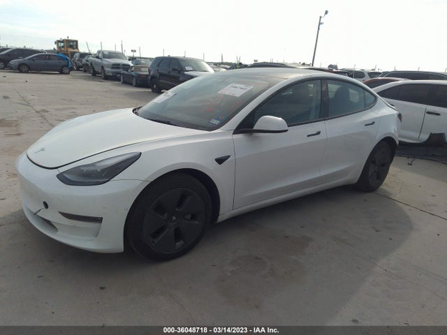 Tesla Model 3 Long Range 2022 5YJ3E1EB8NF257883 Image 2