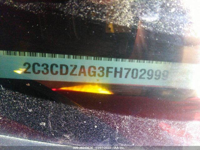 2C3CDZAG3FH702999 Dodge Challenger Sxt