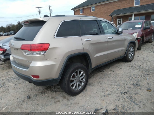 2014 JEEP GRAND CHEROKEE LIMITED VIN: 1C4RJFBG7EC258782