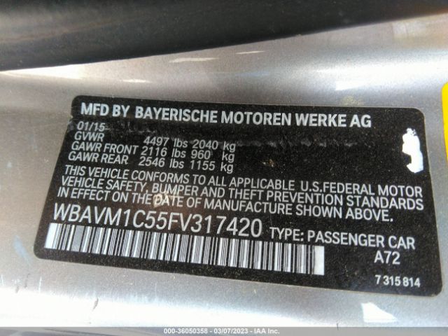 WBAVM1C55FV317420 BMW X1 Sdrive28i