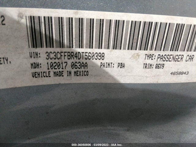 3C3CFFBR4DT560398 Fiat 500 SPORT