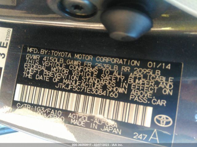 JTKJF5C71E3084160 Scion TC