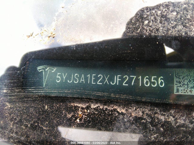 Tesla Model S 75d/100d/p100d 2018 5YJSA1E2XJF271656 Image 11