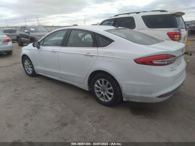 2018 FORD FUSION S VIN: 3FA6P0G7XJR178336
