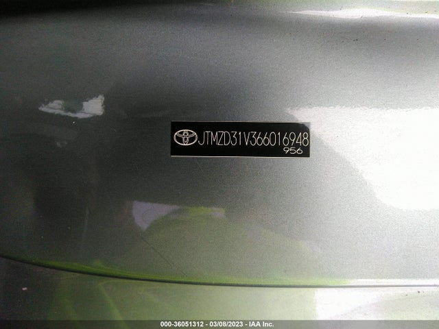 2006 TOYOTA RAV4 LIMITED VIN: JTMZD31V366016948