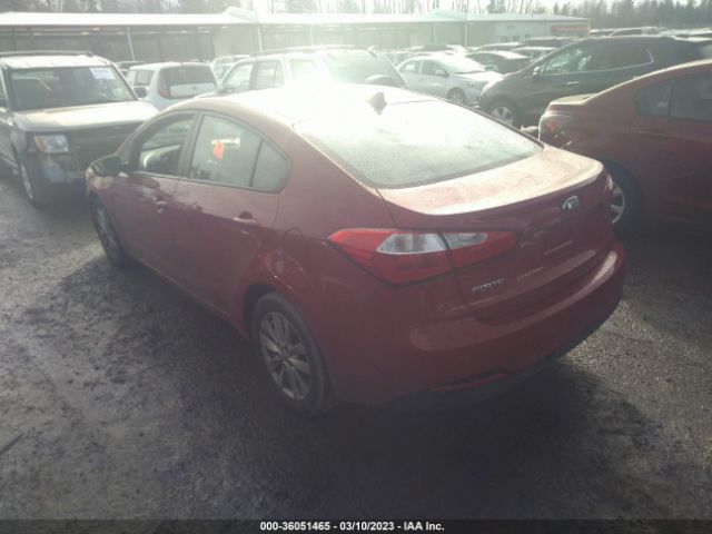 KNAFX4A65G5558596 KIA FORTE LX