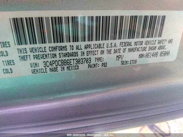 Dodge Journey Sxt 2014 3C4PDCBB6ET303703 Image 9