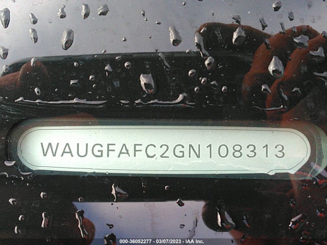 WAUGFAFC2GN108313 Audi A6 2.0t Premium Plus