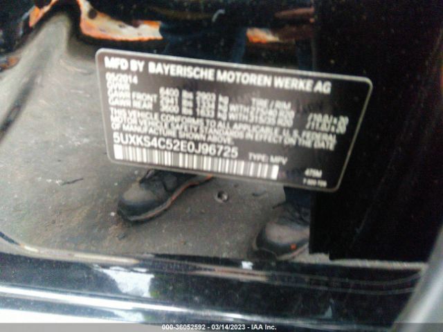 5UXKS4C52E0J96725 BMW X5 Xdrive35d