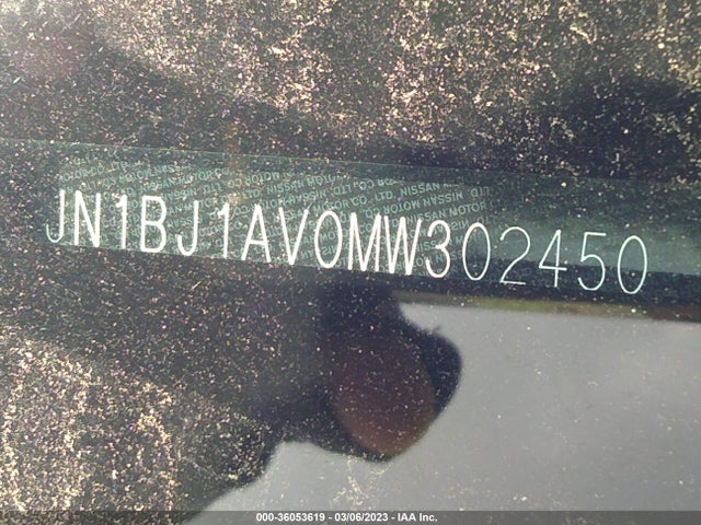 2021 Nissan Rogue, VIN: JN1BJ1AV0MW302450