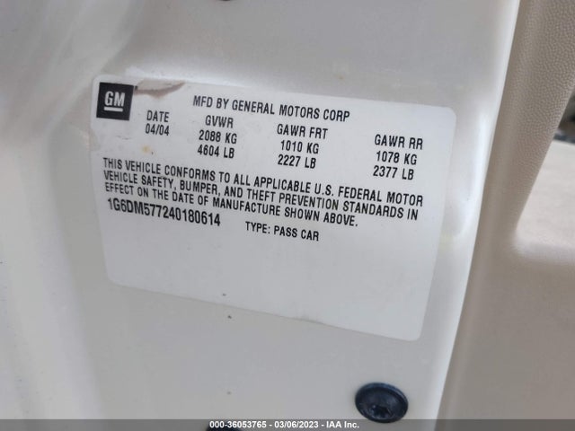 Cadillac CTS 2004 1G6DM577240180614 Image 10