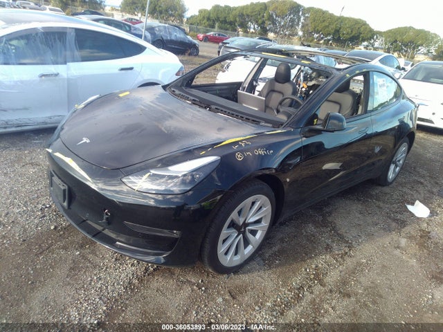 Tesla Model 3 Long Range 2022 5YJ3E1EBXNF264012 Image 2