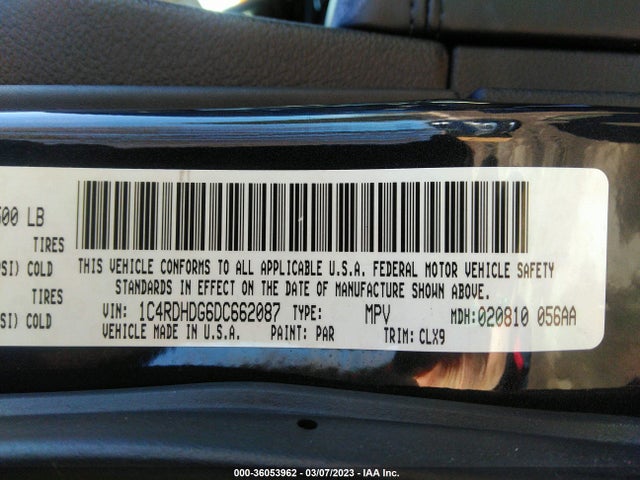 Dodge Durango Crew 2013 1C4RDHDG6DC662087 Image 11