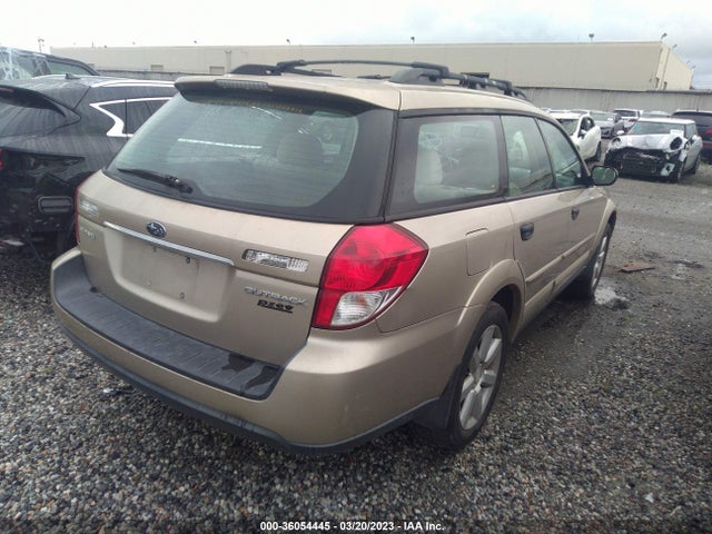 2008 SUBARU OUTBACK I VIN: 4S4BP61C686355579
