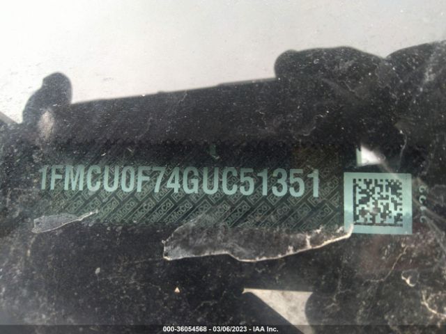 1FMCU0F74GUC51351 Ford ESCAPE S