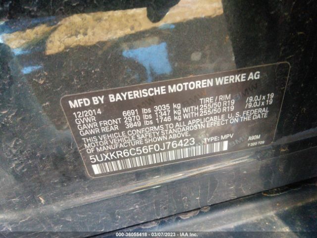 5UXKR6C56F0J76423 BMW X5 Xdrive50i