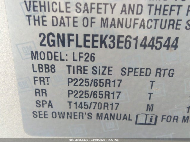 Chevrolet EQUINOX LS 2014 2GNFLEEK3E6144544 Image 10