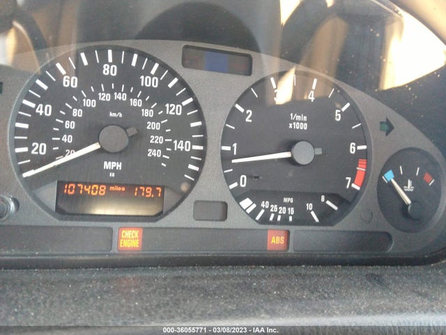 1996 BMW 328 IC AUTOMATIC VIN: WBABK8328TET94320