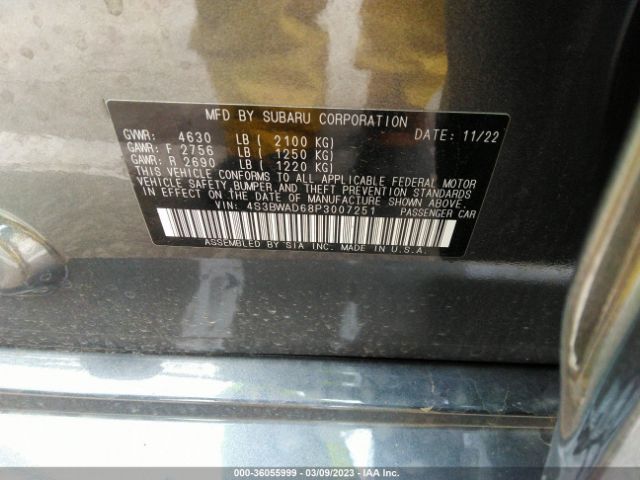 4S3BWAD68P3007251 Subaru Legacy Premium