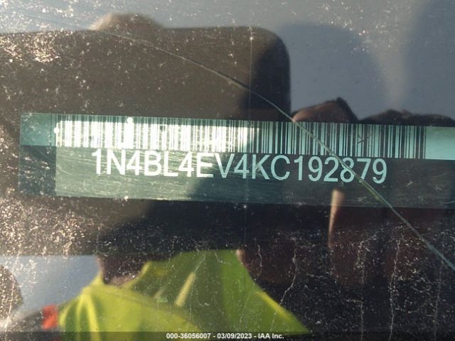 1N4BL4EV4KC192879 Nissan Altima 2.5 Sl