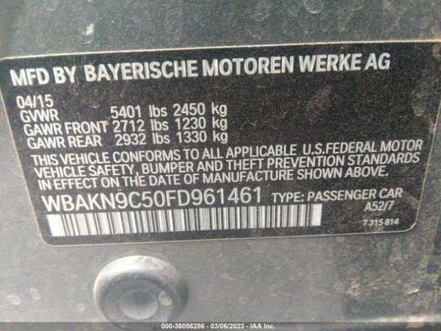 WBAKN9C50FD961461 BMW 5 Series 550i