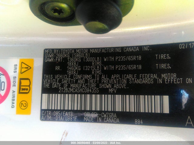 Lexus Rx Rx 350 2017 2T2BZMCA5HC084355 Image 10