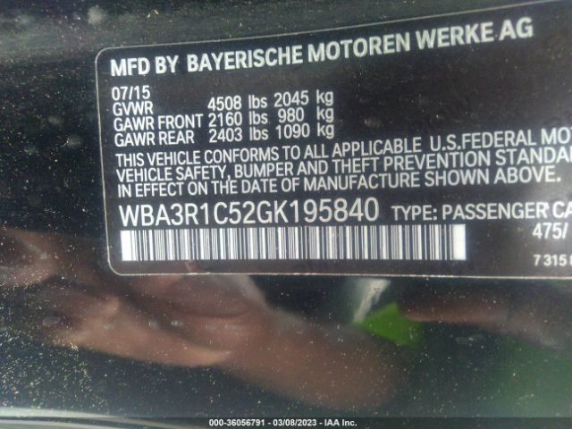 WBA3R1C52GK195840 BMW 4 Series 435i