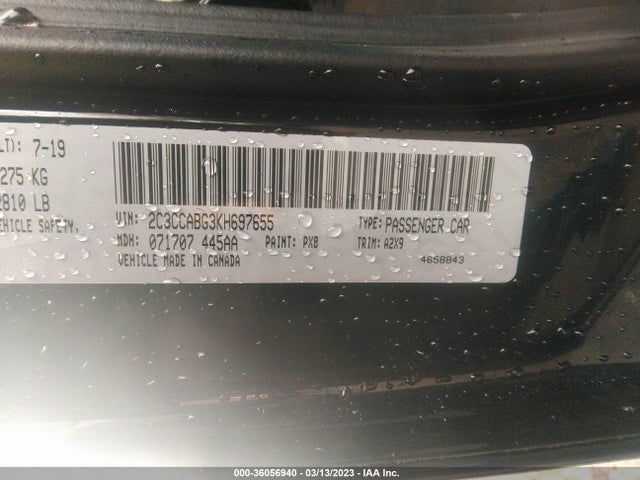 Chrysler 300 300s 2019 2C3CCABG3KH697655 Image 9