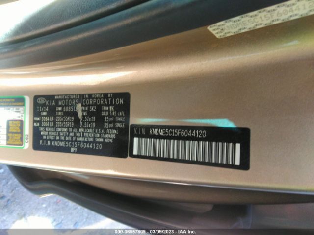 KNDME5C15F6044120 KIA Sedona Sx-l