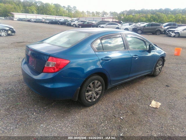 2012 HONDA CIVIC LX VIN: 19XFB2F57CE357836