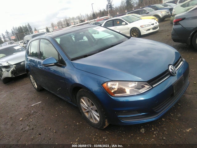 Volkswagen Golf Tsi S W/sunroof 2015 3VW217AU6FM050226 Image 1