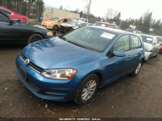 Volkswagen Golf Tsi S W/sunroof 2015 3VW217AU6FM050226 Image 2